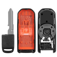 Llave de Motor MS de 1 Botón 433MHZ con Chip ID49 para YAMAHA TMAX530 TMAX560, Llave Inteligente sin Llave para Motocicleta, Control Remoto, Llave de Coche en Blanco
