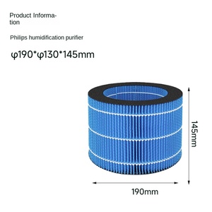 Compatible avec FY3446 HU3915 Filtre plissé non tissé en spunbond pour humidificateurs et purificateurs <span class=keywords><strong>d</strong></span>'<span class=keywords><strong>air</strong></span> - Product Image 1