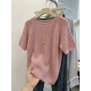 เสื้อสเวตเตอร์แขนสั้นปักเลื่อมเฮลล์เบลา 0XL เสื้อสเวตเตอร์ผู้หญิง - Product Image 4