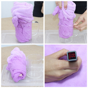 Peignoir pour animaux de compagnie avec gants, en polaire corail, à séchage rapide, pour chiens et chats, utilisation hivernale - Product Image 4