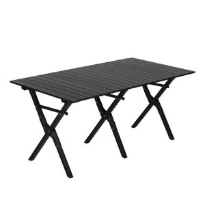 Multi-Functional High-Load Carbon Steel Outdoor Camping <b>Adjustable</b> Height Picnic Egg Rolls Activity <b>Table</b> - Product Image 1