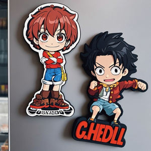 Magneti Decorativi in PVC e Silicone Personalizzati all'Ingrosso Design Creativo 2D 3D Anime Cartoon Stile Moderno per <span class=keywords><strong>Frigoriferi</strong></span> di <span class=keywords><strong>Medie</strong></span> <span class=keywords><strong>Dimensioni</strong></span> - Product Image 6