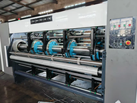 YSF-C 480-2800 Alimentador de Cadena Impresora de 2 Colores Ranuradora Troqueladora - Equipo para Fabricación de Cajas de Cartón Corrugado con Cambio Rápido de Pedido con una Sola Tecla