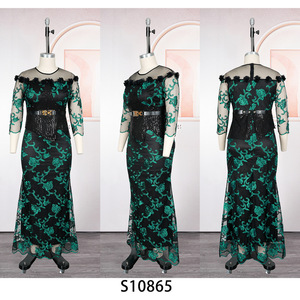 Abito in Pizzo di Alta Qualità <span class=keywords><strong>per</strong></span> Festa di <span class=keywords><strong>Capodanno</strong></span> 2026, Vestito da Sera Sexy e Aderente <span class=keywords><strong>per</strong></span> Donne K1122 - Product Image 6