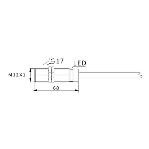 Bxuan M12 <span class=keywords><strong>Sensor</strong></span> de Proximidade Indutiva de 2mm <span class=keywords><strong>3</strong></span> fios 12 a 24V DC PNP NO Alcance de detecção 12 a 24V DC - Product Image 5