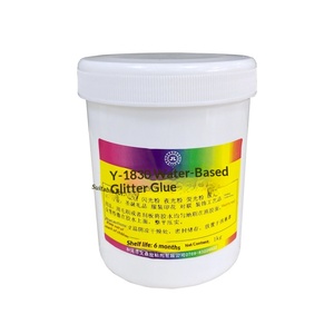 <span class=keywords><strong>Colle</strong></span> à base d'eau pour accessoires vestimentaires, forte, séchage rapide, paillettes argentées, haute viscosité, ne coule pas, latex blanc - Product Image 1