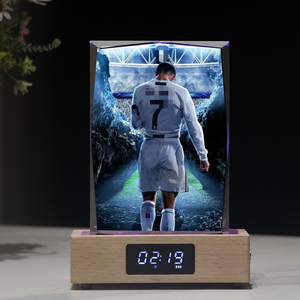 Bóng đá Fan Collectible theo chủ đề bluetooth đèn loa, món quà sáng tạo cho nam giới/bạn bè, văn phòng bàn trang trí nội thất với ĐộI Logo - Product Image 4