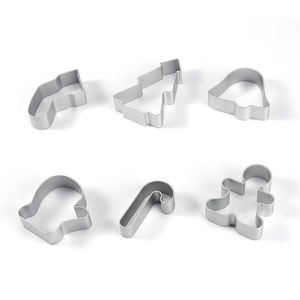 热派对烘焙工具不锈钢糕点软糖模具圣诞饼干饼干模具套装面团馅饼蛋糕 - Product Image 1