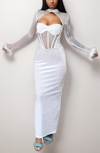 Robe moulante élégante à col roulé en maille à manches longues pour femme – Qualité supérieure, tendance - Product Image 2