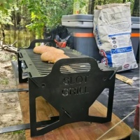 Barbecue pliable portable en promotion pour la cuisson en extérieur
