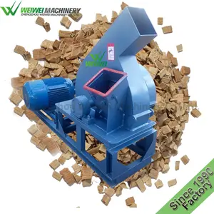 Weiwei máquina de chipper de madeira de bateria de alimentação rápida, entrega rápida, marca