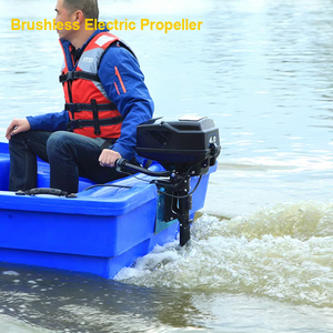 Moteur de bateau de pêche robuste 48V 1200W, moteur marin puissant 18KM/H, moteur de traîne monté sur le transom - Product Image 5
