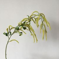 LO-84 Plante artificielle en plastique en gros, 78 cm, tige de glycine artificielle à 42 grappes, verdure artificielle pour événements et décoration intérieure