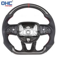 Flacher Boden D-Form Lenkrad Echte Kohle faser Für Bmw Audi Mercedes Benz Amg Vw Dodge Ladegerät Tesla Modifikation kosten