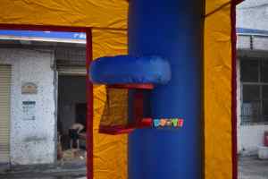 Carattere di vendita calda commerciale zampa il cane di pattuglia castello gonfiabile gonfiabile casa gonfiabile con cerchio per il noleggio del partito - Product Image 6