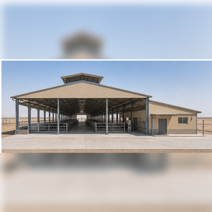 Étable laitière moderne en acier, prête pour le désert, pour l'Arabie Saoudite, avec système de traite mécanisé - Product Image 1