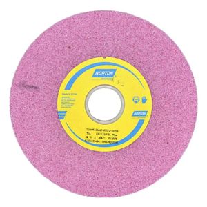 Vente en gros de meules concaves double face Norton de 12 pouces pour rectifieuses sans centre, rouge 38A 65A 305*150*120 – Le meilleur de Taïwan - Product Image 1