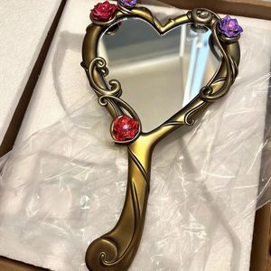 Miroir à main <span class=keywords><strong>Barbie</strong></span> Diamond Castle Princess, miroir de maquillage portable vintage Melody pour femmes, miroir cosmétique de voyage - Product Image 3