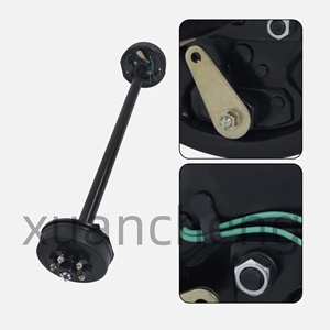 Parti e accessori per rimorchio 3500lbs, gruppo <span class=keywords><strong>assale</strong></span> di rimorchio solido con freno elettrico a tamburo del mozzo - Product Image 5