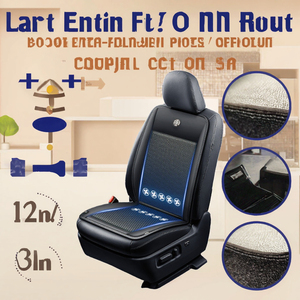 Funda de <span class=keywords><strong>Asiento</strong></span> de Coche Ventilada con Ventilador Eléctrico Universal de PVC Anjuny para Nissan Accord Q7, 2 Piezas, de Lujo, para Verano - Product Image 1