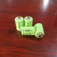 Baterai Isi Ulang Ni-MH 1.2V Kustom 2/3AA 1/3AA 1/3AAA 2/3AAA 80mAh 120mAh 300mAh dengan Tab Solder untuk Mainan dan Lampu Tenaga Surya