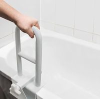 Barre de sécurité pour baignoire pour personnes âgées, poignée de baignoire en acier, accessoires de réadaptation et de thérapie