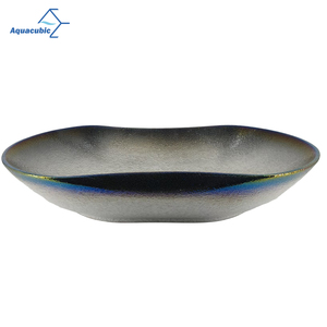 Northern Lights Galvanoplastie avec Aurora Reflections Bassin en céramique de luxe - Product Image 5
