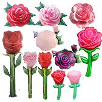 Dekorasi Balon Bunga Mawar CYmylar Romantis untuk Hari Valentine, Pernikahan, Bridal Shower, Ulang Tahun, dan Pesta
