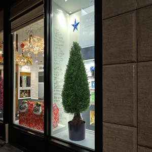 3ft UV bảo vệ cây nhân tạo trong chậu bảo trì thấp cho trong nhà ngoài trời giáng sinh trang trí nội thất - Product Image 2