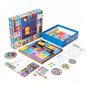 Cartas de Póker Personalizadas para Juego, Cartas Grandes de Papel para Entretenimiento Familiar - Product Image 1