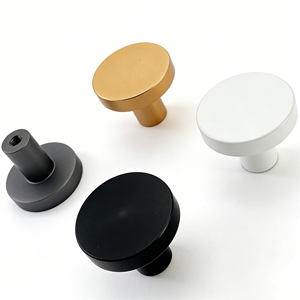 Einloch-Knopf aus Aluminiumlegierung, Möbelknopf, Schrankknopf für die Küche - Product Image 1