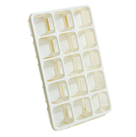 Vente en gros de kits de plateaux de démarrage pour pots de plantes de calibre 8cm 15 cellules Plateau dur en plastique durable pour pots Plateau de semences