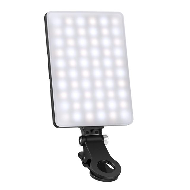 High Power 60 LED 2000mAh Rechargeable 3 Light Modes Portable Clip on Selfie Light  for Tablet Selfie Light