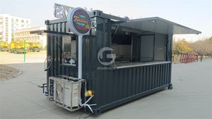 Diseño Interior de Cafetería en Contenedor CB400, Restaurante de Comida Rápida en Contenedor, Bar en Contenedor con Caja de Luz con Logotipo - Product Image 3