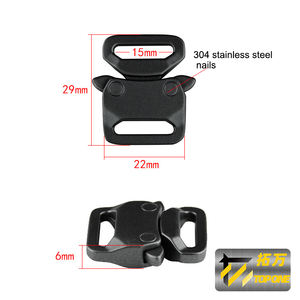 Arnés de perro con logotipo personalizado, hebilla de collar, hebilla inteligente de aleación de Metal para collar y pulsera, diseño de letras personalizado - Product Image 3