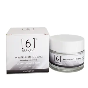 Italy-Made All Natural Face Cream with Herbal Squalene and Bearberry for Skin Whitening and Enhancement Organic Ingredients