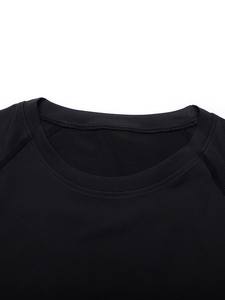 T-shirt de sport compressif personnalisé avec logo, séchage rapide, respirant, pour hommes, vêtements de sport, manches courtes, t-shirt athlétique ajusté - Product Image 3