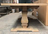 Boutiq — meuble ancien chinois en bois sculpté, Table à manger, style rustique et rétro, massif