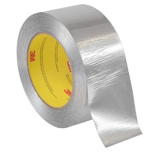 <span class=keywords><strong>Cinta</strong></span> <span class=keywords><strong>de</strong></span> <span class=keywords><strong>Aluminio</strong></span> Autoadhesiva <span class=keywords><strong>de</strong></span> una Cara, Resistente al Calor, Plateada - Product Image 1