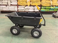 Pneus en caoutchouc solide de chariot de gorille de 13 pouces 4.00-6 roues de rechange de chariot de jardin