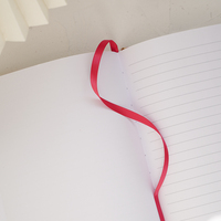 Daydream Journal Design personnalisé Couverture en lin Logo imprimé avec pages intérieures à simple doublure noire