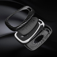 Étui de protection pour clé de voiture en fibre de carbone ABS pour Chevrolet Cruze Malibu Camaro Equinox, boîtier de clé intelligente, 2/3/4/5 boutons