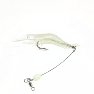 Hameçon artificiel <span class=keywords><strong>pour</strong></span> crevettes Appât de natation Appât souple <span class=keywords><strong>pour</strong></span> la pêche aux crevettes - Product Image 4