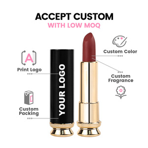 Lápiz Labial Mate Nude al por Mayor, Lápiz Labial Impermeable de Larga Duración de 24 Horas con Etiqueta Privada - Product Image 1