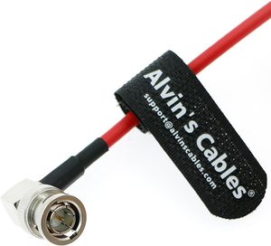 Alvin's <strong>Cables</strong> 12G <strong>SDI</strong> Flexible Coaxial <strong>Cable</strong> BNC Male Male Right Angle Shielded 75 Ohm PVC 4K Video Camera <strong>Cable</strong> for RED Komodo - Product Image 5