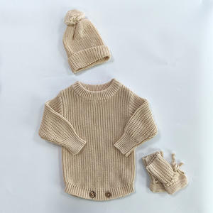 Cadeaux en dropshipping, pull personnalisé, cadeau d'anniversaire, broderie de lettres, combinaison pour bébé, pull pour bébé, combinaison d'escalade pour enfants - Product Image 5