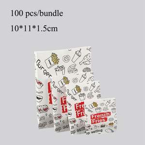 Bolsa de Cartón Biodegradable para Pan con Logotipo Personalizado y Sellado Térmico para Empacar Sushi y Papas Fritas con Impresión Flexográfica - Product Image 2