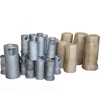 Personnaliser les consommables de composants de machine de moulage sous pression Pousser la chambre d'injection d'eau en aluminium Shot Plunger Shot Sleeve