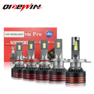 Qidewin M8 Pro <b>LED</b> Headlight H7 12000 Lm 65W Car Lighting High Beam Low Beam Integrated Dual Copper <b>Tube</b> - Product Image 1