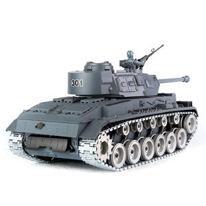 1:18 échelle allemagne <span class=keywords><strong>Panzer</strong></span> <span class=keywords><strong>III</strong></span> char de combat métal PRO Version réservoir modèle 2.4Ghz bataille RC réservoir tir PP & eau balle passe-temps cadeau - Product Image 3